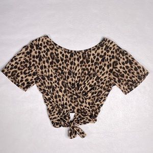 Heavenly by Victoria XS Crop Top Cheetah